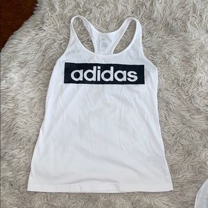 White Adidas Tank